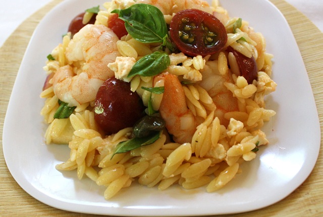 [orzo salad with shrimp, four winds farm heirloom tomatoes, basil, feta cheese[12].jpg]