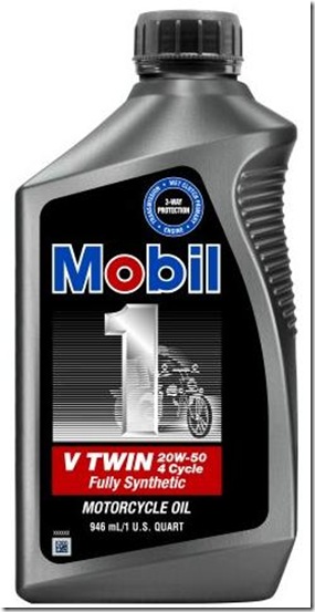 Mobil 1 V-Twin Motorcycle 20W50 Full Synthetic Motorcycle oil