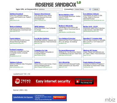 adsense sandbox