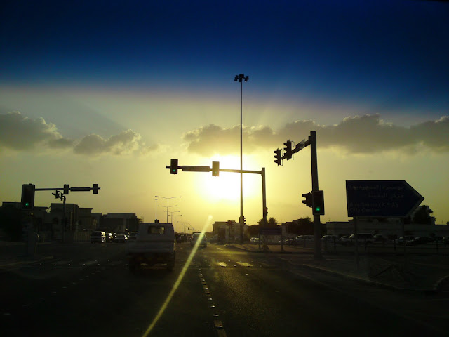Traffic lights,intersection