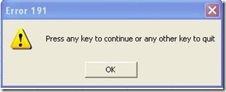any key