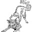 Norman Liebold: Illustrationen für "Das Wolfsschaf", 1998-2002 | Wolf will spielen