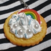 Rainbow and Cream Pendant