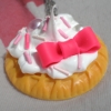 Ribbon and Cream Pendant