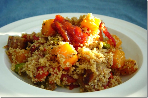 Squash and Sausage Couscous