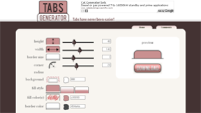 Tabs Generator