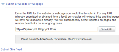 اضافه کردن سایت-وبلاگ به موتور جستجوی یاهو 2