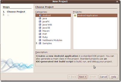 Android - Create Application