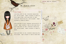 Plantilla mi diario Vivir