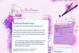 Plantilla Mis Romances