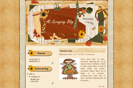 Plantilla Mi scrapping Blog
