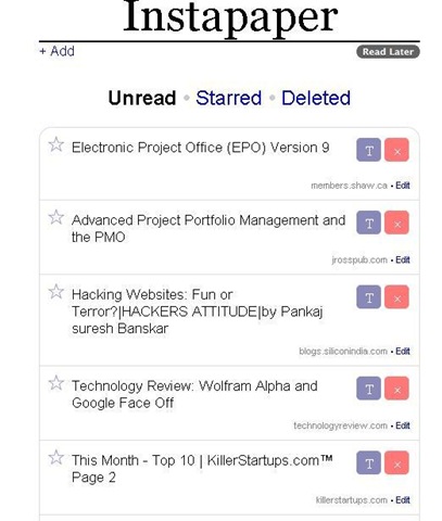 Instapaper Instapaper