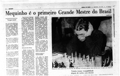 Mequinho, o primeiro grande mestre do Brasil [13 de janeiro de 1972]