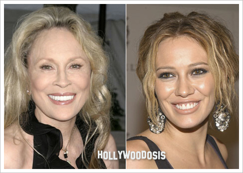 Hilary Duff se burla de como luce Faye Dunaway faye hilary.jpg