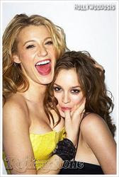  Blake Lively y Leighton Meester lamen helado para Rolling Stone