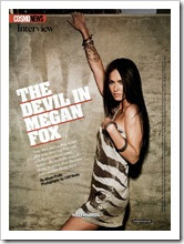  Megan Fox responde el cuestionario Cosmo [Octubre 2009]