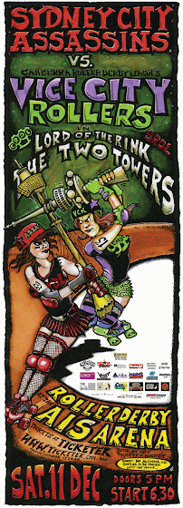 Rollerderby poster