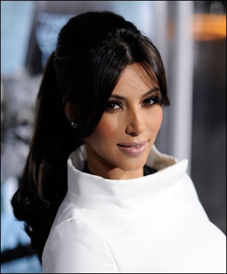 Kim Kardashian Long Hairstyles Ponytail D_T-T5oNgdcl
