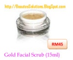 beautee gold facial scrub