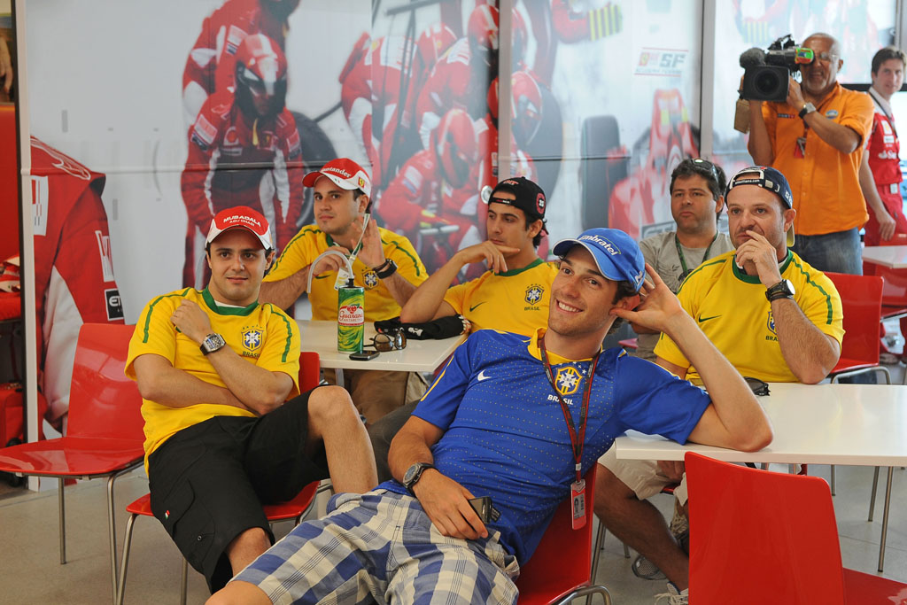 Бразильские футбольные болельщики