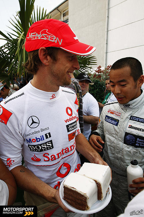 Дженсон Баттон и Сакон Ямамото на Гран-при Венгрии 2010
