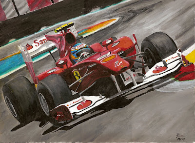 Фернандо Алонсо Ferrari Валенсия Гран-при Европы 2010