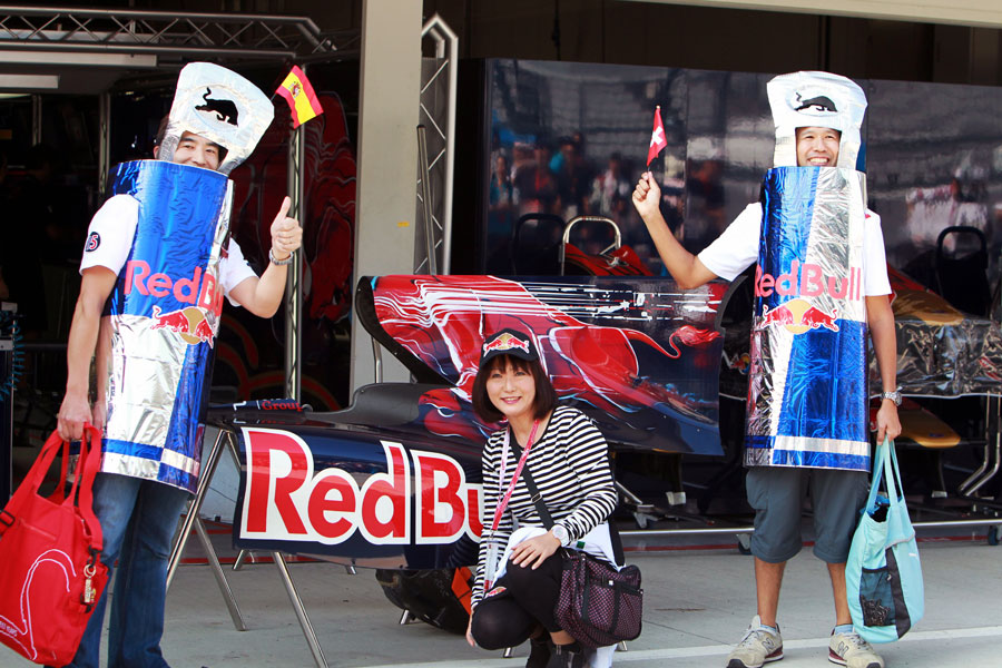 болельщики Toro Rosso на Гран-при Японии 2010