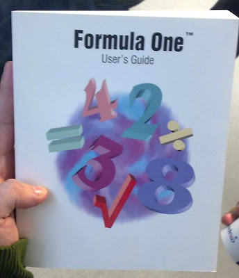 Formula One User_s Guide