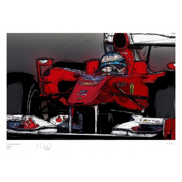 Фернандо Алонсо Ferrari 2010 by Unlap