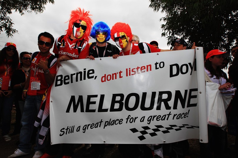 Bernie do not listen to Doyle Melbourne still a great place for a great race