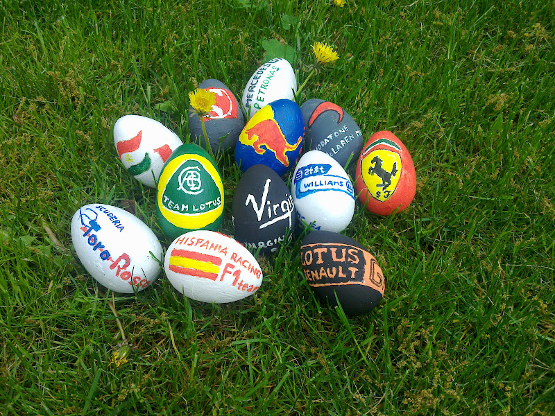 Easter Eggs F1 2011 by Andrea Tajthi