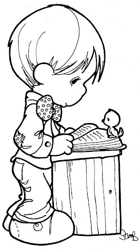 Student boy precious moments coloring pages | Coloring Pages