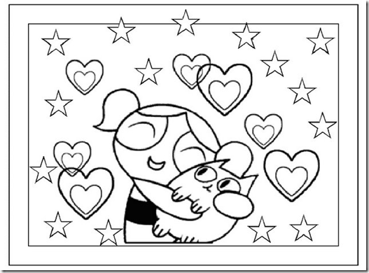 The powerpuff girls coloring pages