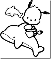 Pochacco coloring pages