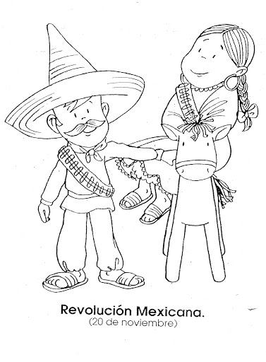 Dibujos para colorear de la revolución mexicana | Busco imagenes