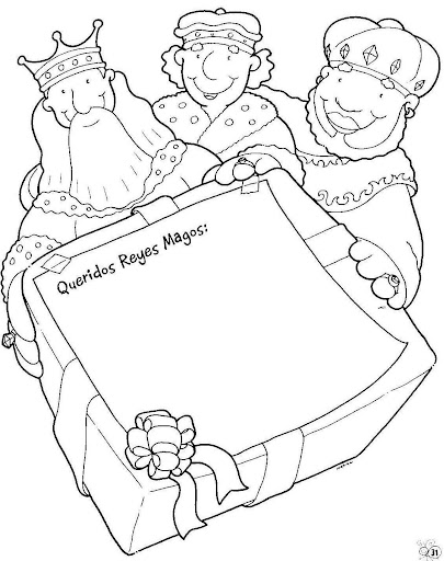 Three wise men coloring pages