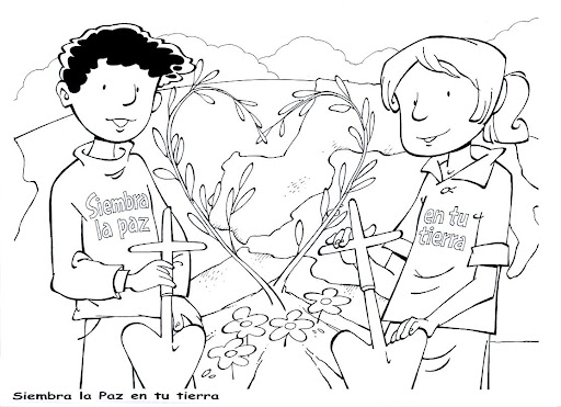 Peace coloring pages