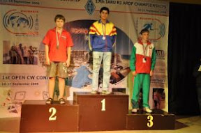 podium campionat mondial telegrafie