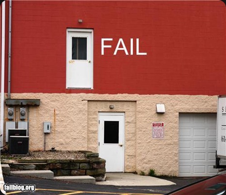 epic fail photos - Doorway to Nowhere FAIL