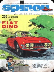 Spirou Cover Dated 8 Feb 1968