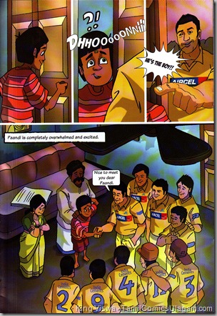 CSKomics Volume 01 Paandi Boy Of The Matche Dated Apr 2011 30th Page Story