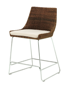 McGuire Woven Shelter Kitchen Chairs