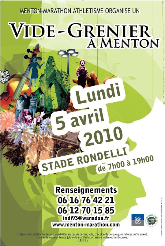 Vide Grenier Menton Marathon
