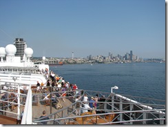 4218 HAL Westerdam leaving Seattle WA