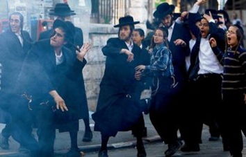 Jews rioting