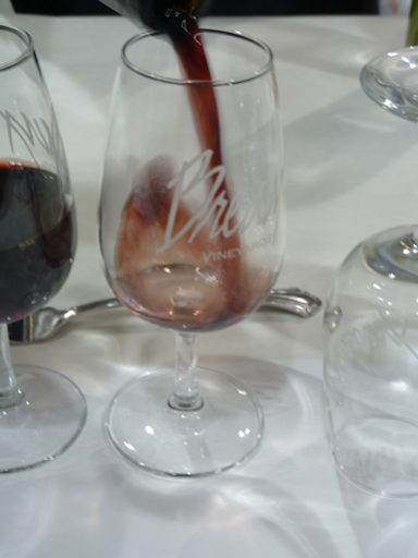 Pouring the Cabernet