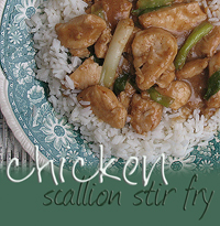 Chicken Scallion Stir Fry