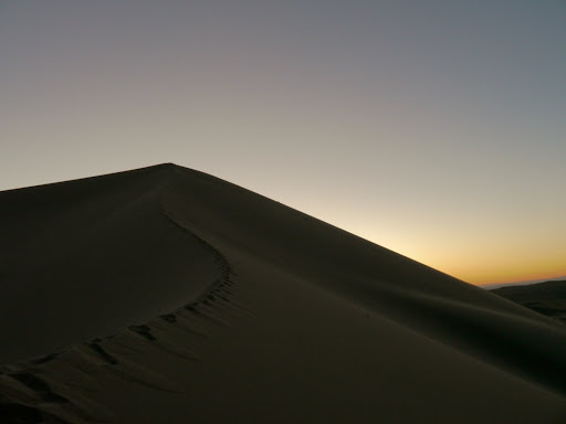 Sun sets