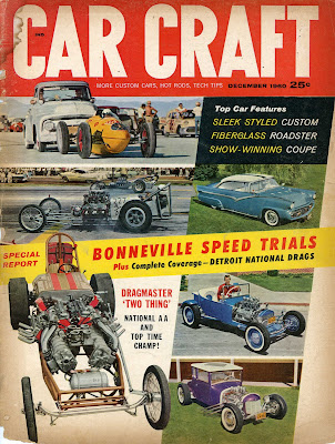 Buzz Pitzen T-Bucket Car Craft Magazine December 1960 Buzz Pitzen T-Bucket Car Craft Magazine December 1960
