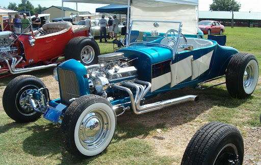 Side View 1927 TBucket Roadster at Buckethead Bash
